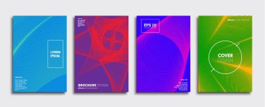 Vektör kapak tasarımları. Gelecekteki Poster şablonu. Smartphone modern arka plan ayarlamak.