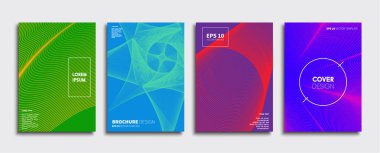 Vektör kapak tasarımları. Gelecekteki Poster şablonu. Smartphone modern arka plan ayarlamak.