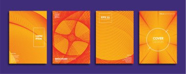 Vektör kapak tasarımları. Gelecekteki Poster şablonu. Smartphone modern arka plan ayarlamak.