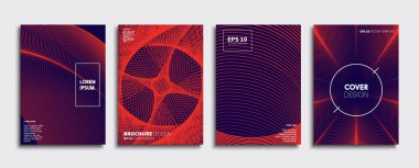 Vektör kapak tasarımları. Gelecekteki Poster şablonu. Smartphone modern arka plan ayarlamak.