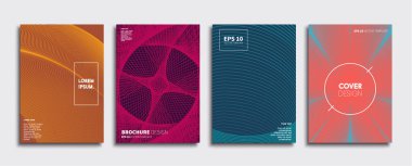 Vektör kapak tasarımları. Gelecekteki Poster şablonu. Smartphone modern arka plan ayarlamak.