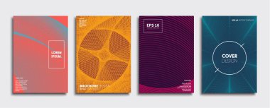 Vektör kapak tasarımları. Gelecekteki Poster şablonu. Smartphone modern arka plan ayarlamak.