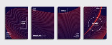 Vektör kapak tasarımları. Gelecekteki Poster şablonu. Smartphone modern arka plan ayarlamak.