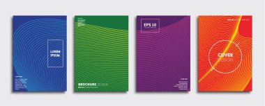 Vektör kapak tasarımları. Gelecekteki Poster şablonu. Smartphone modern arka plan ayarlamak.