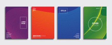 Vektör kapak tasarımları. Gelecekteki Poster şablonu. Smartphone modern arka plan ayarlamak.