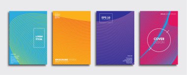 Vektör kapak tasarımları. Gelecekteki Poster şablonu. Smartphone modern arka plan ayarlamak.