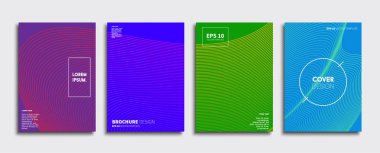 Vektör kapak tasarımları. Gelecekteki Poster şablonu. Smartphone modern arka plan ayarlamak.