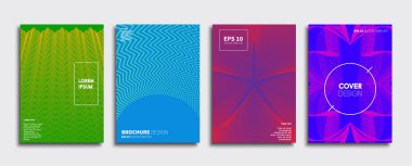 Vektör kapak tasarımları. Gelecekteki Poster şablonu. Smartphone modern arka plan ayarlamak.