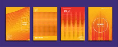 Vektör kapak tasarımları. Gelecekteki Poster şablonu. Smartphone modern arka plan ayarlamak.