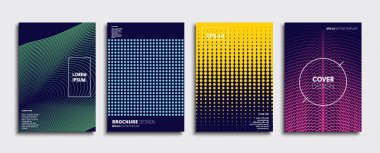 Vektör kapak tasarımları. Gelecekteki Poster şablonu. Smartphone modern arka plan ayarlamak.