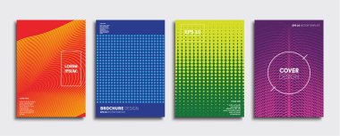 Vektör kapak tasarımları. Gelecekteki Poster şablonu. Smartphone modern arka plan ayarlamak.