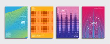 Vektör kapak tasarımları. Gelecekteki Poster şablonu. Smartphone modern arka plan ayarlamak.