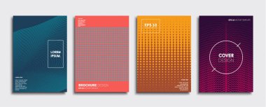 Vektör kapak tasarımları. Gelecekteki Poster şablonu. Smartphone modern arka plan ayarlamak.