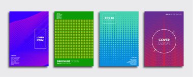 Vektör kapak tasarımları. Gelecekteki Poster şablonu. Smartphone modern arka plan ayarlamak.