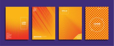 Vektör kapak tasarımları. Gelecekteki Poster şablonu. Smartphone modern arka plan ayarlamak.