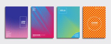 Vektör kapak tasarımları. Gelecekteki Poster şablonu. Smartphone modern arka plan ayarlamak.