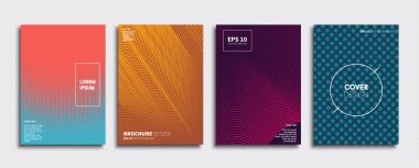 Vektör kapak tasarımları. Gelecekteki Poster şablonu. Smartphone modern arka plan ayarlamak.