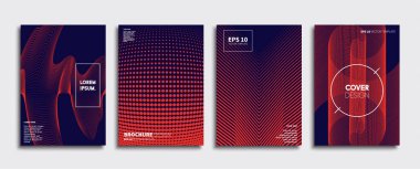 Vektör kapak tasarımları. Gelecekteki Poster şablonu. Smartphone modern arka plan ayarlamak.