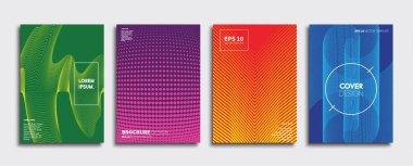 Vektör kapak tasarımları. Gelecekteki Poster şablonu. Smartphone modern arka plan ayarlamak.