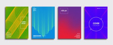 Vektör kapak tasarımları. Gelecekteki Poster şablonu. Smartphone modern arka plan ayarlamak.