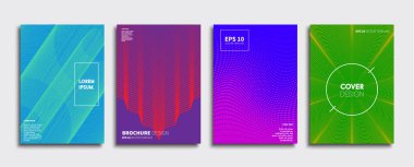 Vektör kapak tasarımları. Gelecekteki Poster şablonu. Smartphone modern arka plan ayarlamak.