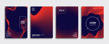 Vektör kapak tasarımları. Gelecekteki Poster şablonu. Smartphone modern arka plan ayarlamak.