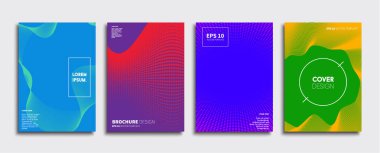 Vektör kapak tasarımları. Gelecekteki Poster şablonu. Smartphone modern arka plan ayarlamak.