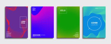 Vektör kapak tasarımları. Gelecekteki Poster şablonu. Smartphone modern arka plan ayarlamak.