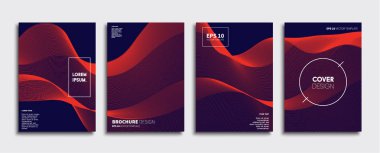 Vektör kapak tasarımları. Gelecekteki Poster şablonu. Smartphone modern arka plan ayarlamak.