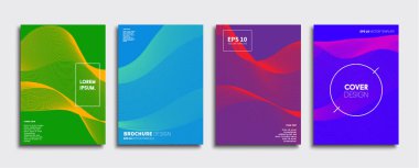 Vektör kapak tasarımları. Gelecekteki Poster şablonu. Smartphone modern arka plan ayarlamak.