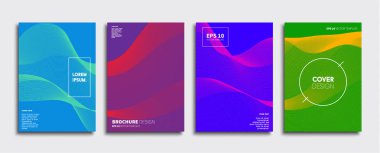 Vektör kapak tasarımları. Gelecekteki Poster şablonu. Smartphone modern arka plan ayarlamak.