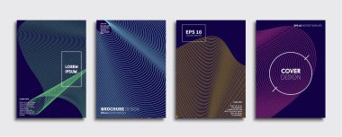 Vektör kapak tasarımları. Gelecekteki Poster şablonu. Smartphone modern arka plan ayarlamak.