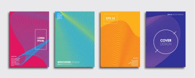 Vektör kapak tasarımları. Gelecekteki Poster şablonu. Smartphone modern arka plan ayarlamak.