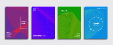 Vektör kapak tasarımları. Gelecekteki Poster şablonu. Smartphone modern arka plan ayarlamak.