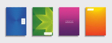 Vektör kapak tasarımları. Gelecekteki Poster şablonu. Smartphone modern arka plan ayarlamak.
