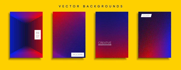 Vektor Cover Designs Zukünftige Plakatvorlage Smartphone Mit Modernem Hintergrund — Stockvektor