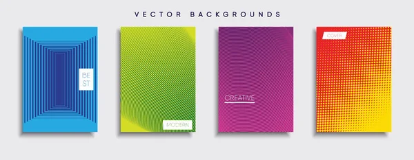 Vektor Cover Designs Zukünftige Plakatvorlage Smartphone Mit Modernem Hintergrund — Stockvektor