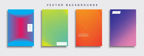 Vektor Cover Designs Zukünftige Plakatvorlage Smartphone Mit Modernem Hintergrund — Stockvektor