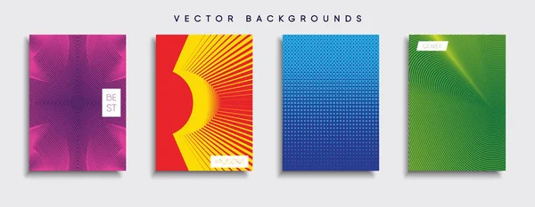 Vektor Cover Designs Zukünftige Plakatvorlage Smartphone Mit Modernem Hintergrund — Stockvektor