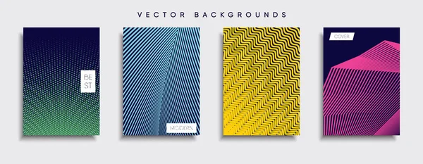 Vektor Cover Designs Zukünftige Plakatvorlage Smartphone Mit Modernem Hintergrund — Stockvektor