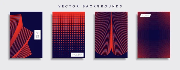 Vektor Cover Designs Zukünftige Plakatvorlage Smartphone Mit Modernem Hintergrund — Stockvektor