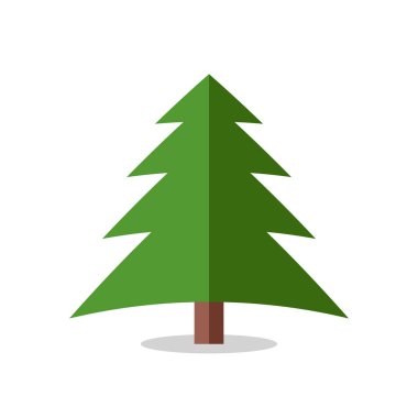 Noel ağacı koleksiyonu, modern düz tasarım..