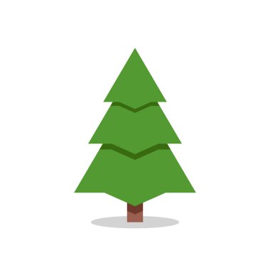 Noel ağacı koleksiyonu, modern düz tasarım..