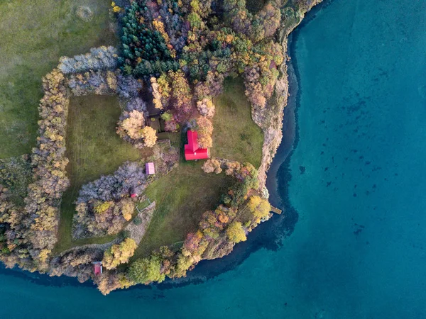 Nord Islande Pittoresque Photographie Aérienne Prise Par Drone Dans Zone — Photo