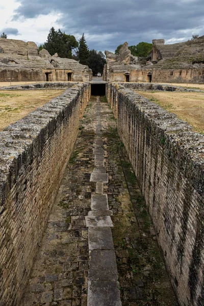 Italica Espanhol Italica Norte Atual Santiponce Sevilha Espanha Uma Magnífica — Fotografia de Stock