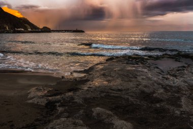 Cabo de Gata, Endülüs 'te. İspanya.