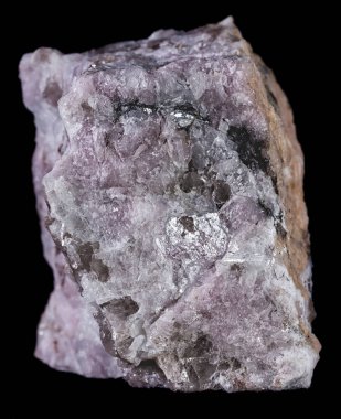 Siyah arka plan üzerine petalite