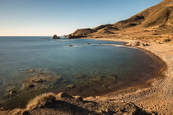 Paesaggio Sulla Costa Escullos Parco Naturale Cabo Gata Spagna — Foto Stock