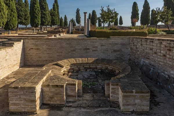 Italica Spanyolca Italica Günümüz Santiponce Seville Spanya Kuzeyinde Muhteşem Iyi — Stok fotoğraf