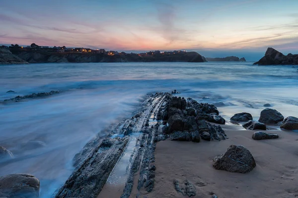 Praia da Portio em Liencres — Fotografia de Stock